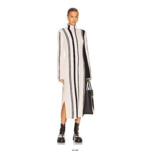 Loulou de Saison Alby Cable Knit Dress Large